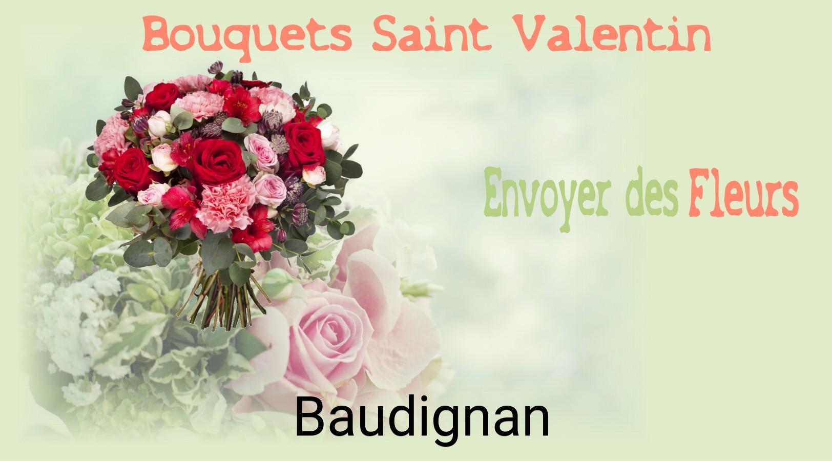 Roses de Saint-Valentin livrées à Baudignan