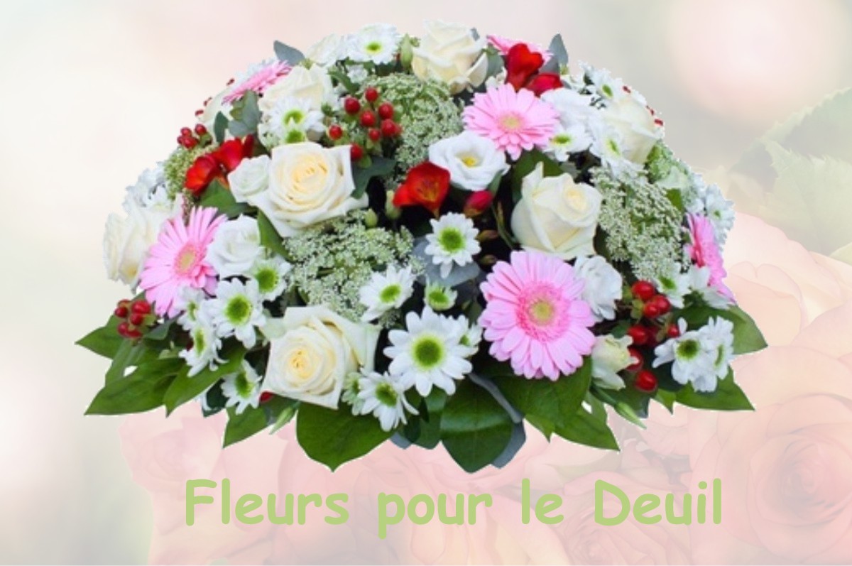 fleurs deuil BAUDIGNAN